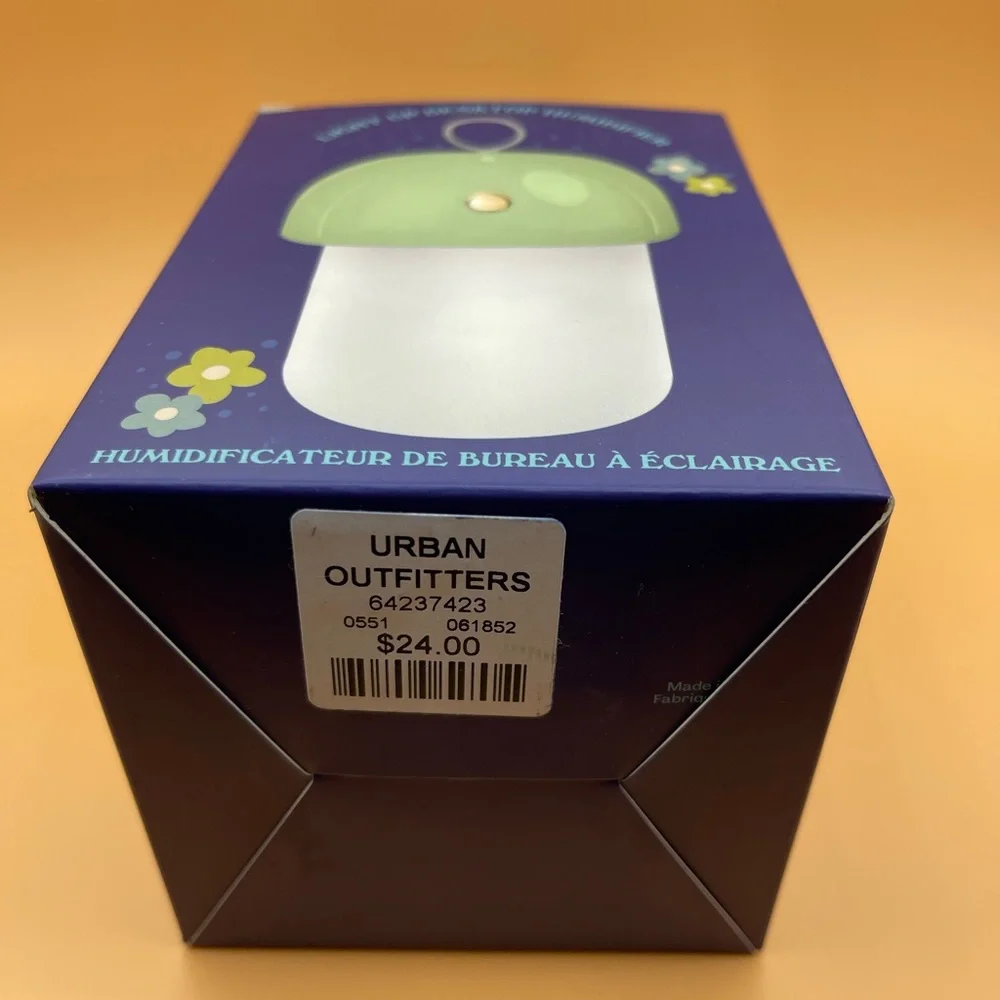 UO Mushroom Desktop Humidifier, Light Green, NIB - Picture 9 of 11